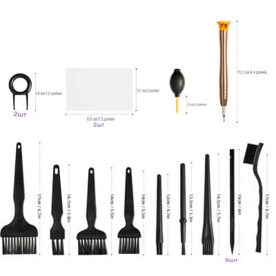 Набор для чистки компьютера, телефона AntiStatics-4