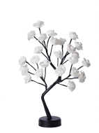 Светильник светодиодная роза LED, белые цветы